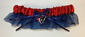 Houston Texans Inspired Garter with Licensed Charm